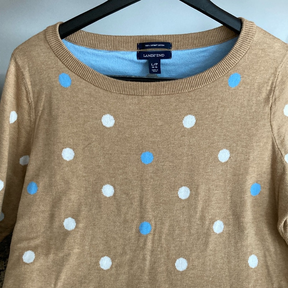 Womens Lands End sweater PETITE LARGE